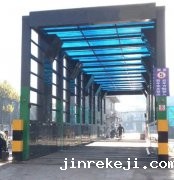 工地封闭式洗车机应用